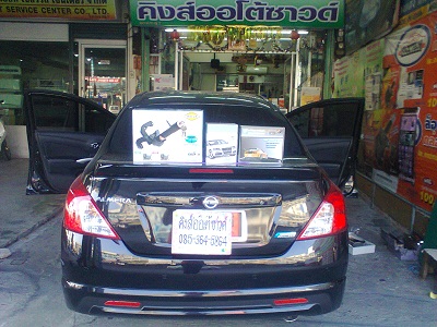 เซนเซอร์ถอยหลัง ล็อคเทคกล่องฟ้า และ รีโมทกันขโมย ABT TWO WAY
