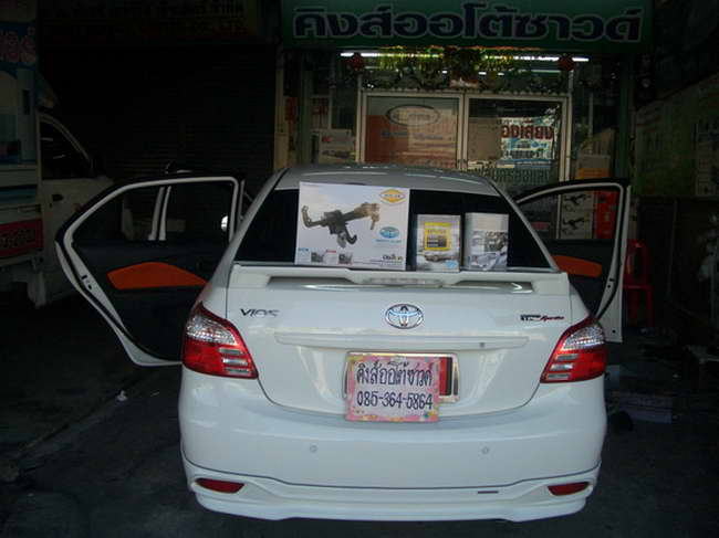 LOCKTECH VISIT LOCK กล่องฟ้า , รีโมทกันขโมย ABT UPGRADE ECO CAR DG keypad และ ULTRASONIC