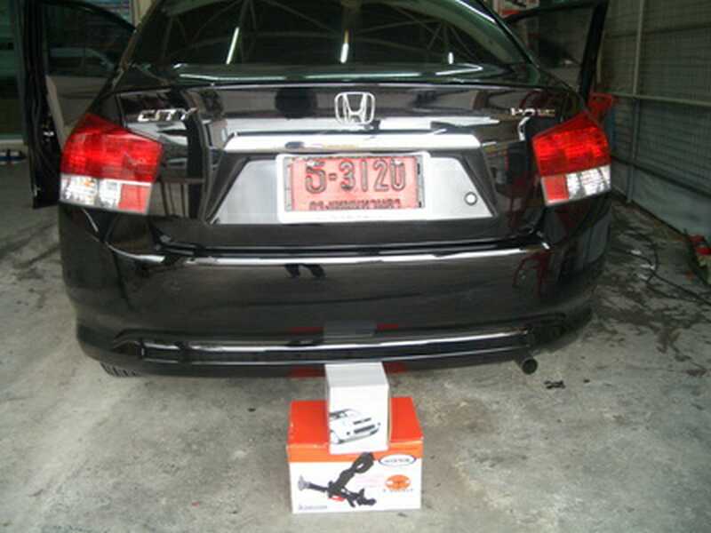 ลูกค้านำ รถยนต์ HONDA CITY มาติดตั้ง LOCKTECH (ล็อคเทค) และรีโมทกันขโมยABT กับทางร้าน