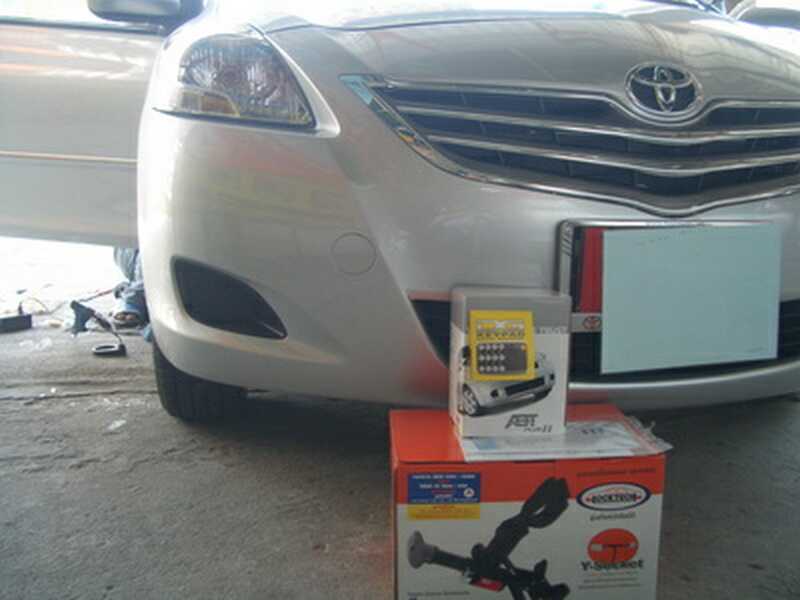 ลูกค้านำ TOYOTA NEW VIOS มาติดตั้ง Locktech (ล็อคเทค) และ รีโมทกันขโมย ABT V4 DG KEYPAD กับทางร้าน