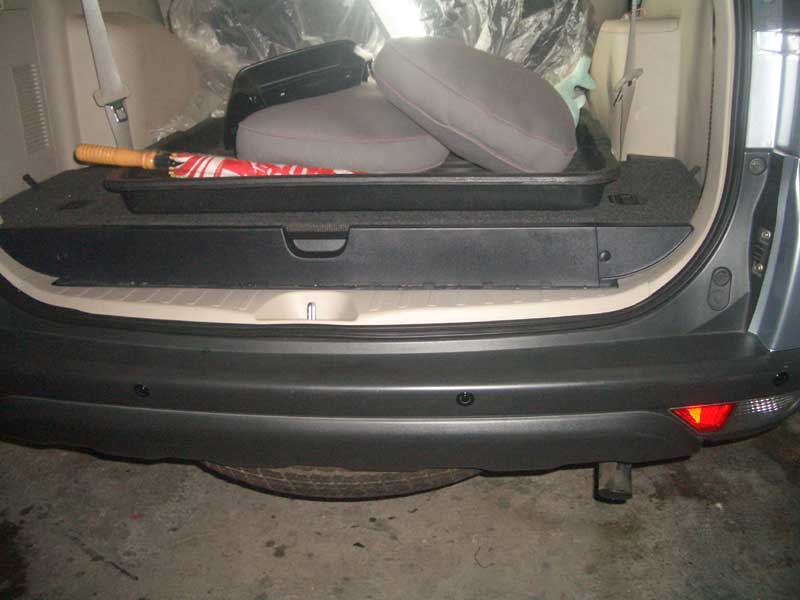 ลูกค้านำ MITSUBISHI PAJERO SPORT มาติดตั้ง เซนเซอร์ถอยหลัง 4 จุด กับทางร้าน