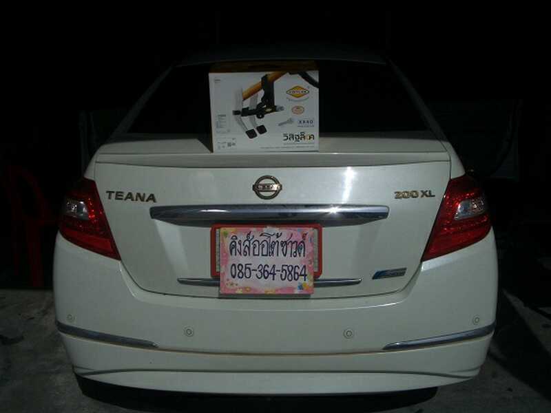 ลูกค้านำ รถยนต์ NISSAN TEANA มาติดตั้ง ล็อคเทค (Locktech) กล่องเหลือง กับทางร้าน