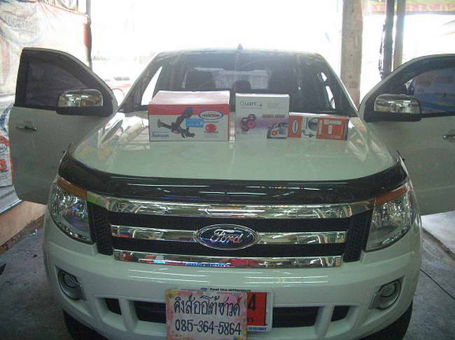ลูกค้านำ รถยนต์ FORD RANGER 2012 มาติดตั้ง LOCKTECH กล่องส้ม