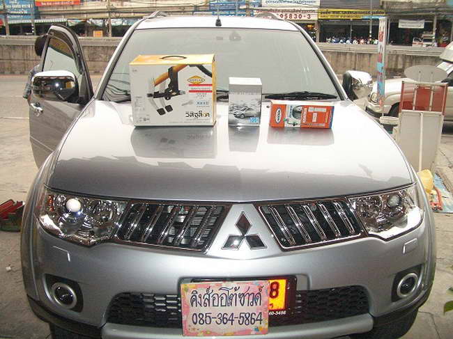 ลูกค้านำ รถยนต์ MITSUBISHI PAJERO SPORT มาติดตั้ง LOCKTECH กล่องเหลือง, ABT UPGRADE EGO CAR และ ล็อค