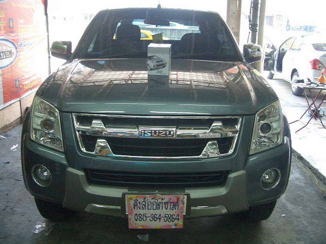 ลูกค้านำ รถยนต์ ISUZU D-MAX มาติดตั้ง รีโมทกันขโมย ABT V4 กับทางร้าน