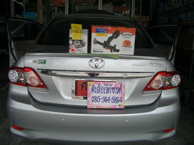 ลูกค้านำ รถยนต์ TOYOTA NEW ALTIS มาติดตั้ง รีโมทกันขโมย ABT upgrade limited DG และ ล็อคเทคกล่องส้ม ก