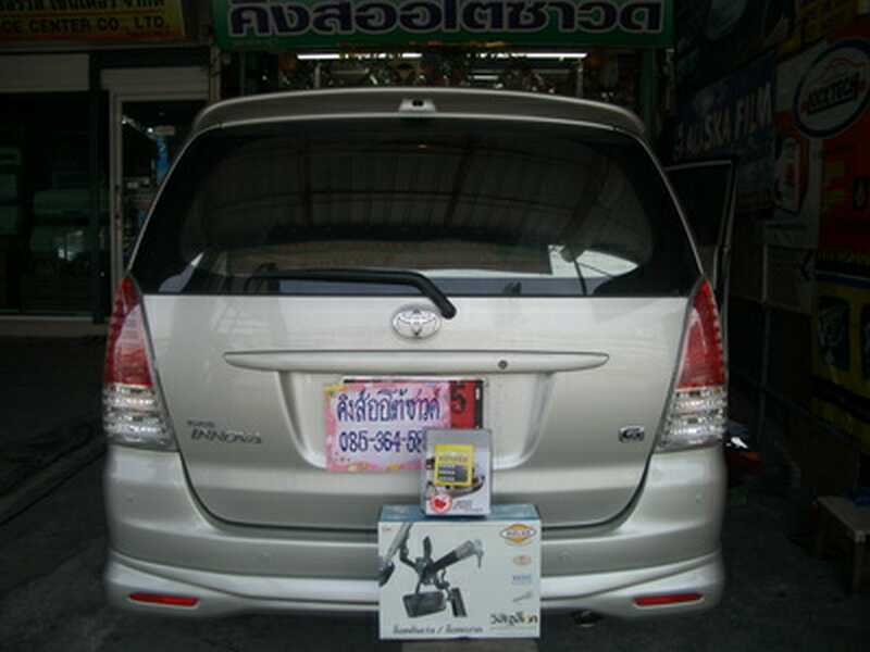ลูกค้านำ รถยนต์ TOYOTA INNOVA ป้ายแดง มาติดตั้ง รีโมทกันขโมย ABT UPGRADE LIMITTED DG ล็อคเทค ( LOCKT