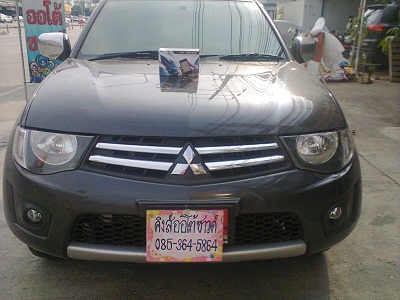 ลูกค้านำ รถยนต์ MITSUBISHI TRITON มาติดตั้ง GPS TRACKER ติดตามรถหาย กับทางร้าน