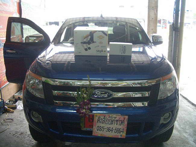ลูกค้านำ รถยนต์ FORD LANGER 2012 (AUTO) มาติดตั้ง LOCKTECH BY VISIT LOCK กล่องเหลือง