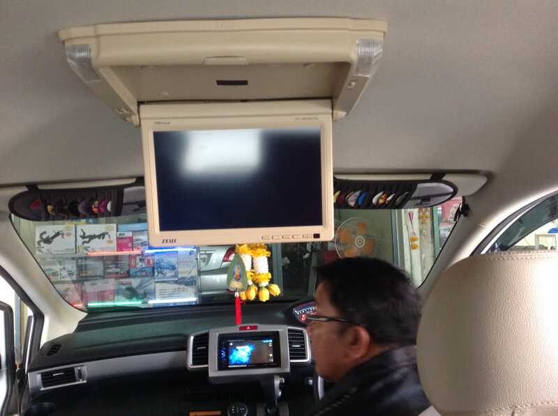 2ดิน pioneer AVH-X2650 BT,จอเพดาน zeus 11นิ้ว Honda freed